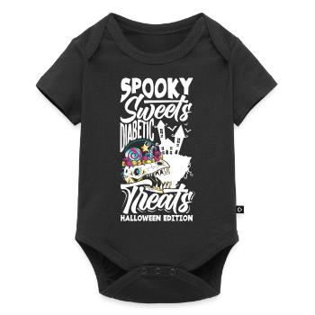 Spooky Sweets Diabetic Treats Halloween Edition - Body à manches courtes Premium Bébé - noir - Devant