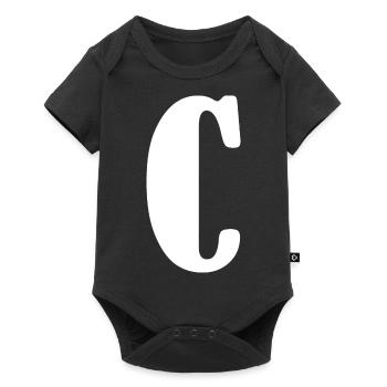 C - Baby Premium short-sleeve bodysuit - black - Front