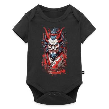 Yokai Ukiyo-e Streetwear Tokyo Japan Art Style - Baby Premium short-sleeve bodysuit - black - Front