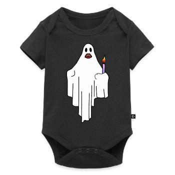 Fantômes, Fantôme, Fantôme, Halloween Horreur, Enfants - Body à manches courtes Premium Bébé - noir - Devant