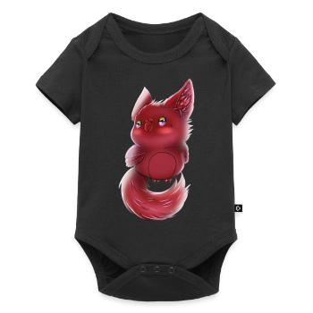 Lupifowl Kirsch Edition - Baby Premium Kurzarmbody - Schwarz - Vorne