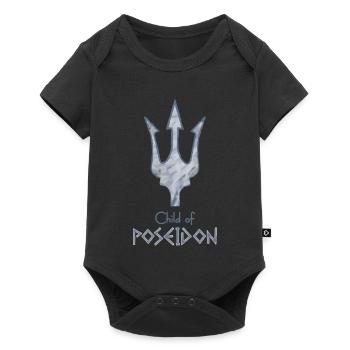 Child of Poseidon – Percy Jackson inspired design - Baby Premium short-sleeve bodysuit - black - Front