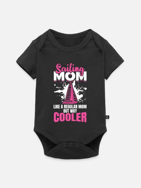 Seglerin Mutter - Baby Premium Kurzarmbody - Schwarz