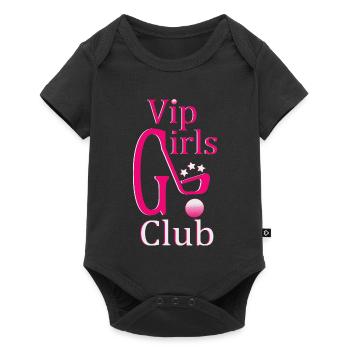 Golf féminin - Body à manches courtes Premium Bébé - noir - Devant