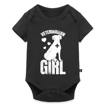 Vet - Baby Premium short-sleeve bodysuit - black - Front