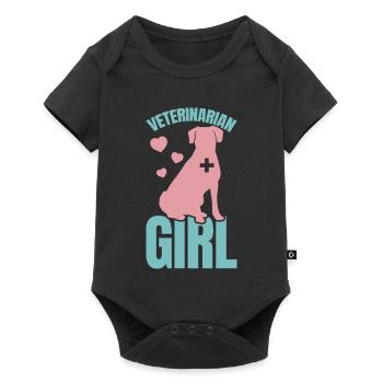 Vet - Baby Premium short-sleeve bodysuit - black - Front