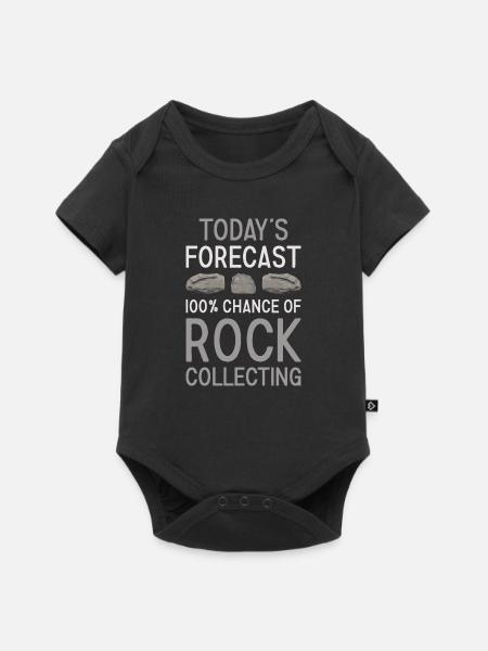 Rock Collector Prévisions du jour Collecte de roches - Body à manches courtes Premium Bébé - noir