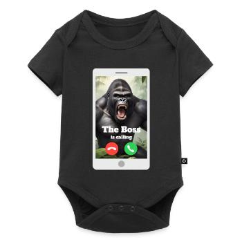 Votre patron vous appelle ! - Body à manches courtes Premium Bébé - noir - Devant