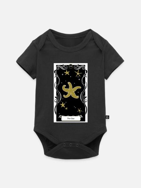 Der Stern - Baby Premium Kurzarmbody - Schwarz