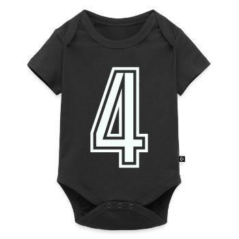 4 - Baby Premium short-sleeve bodysuit - black - Front