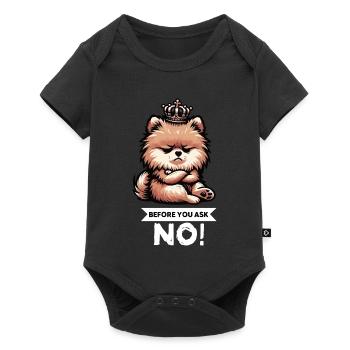 Before You Ask Pomeranian Pomeranian Pomeranian Spitz Dog - Baby Premium short-sleeve bodysuit - black - Front