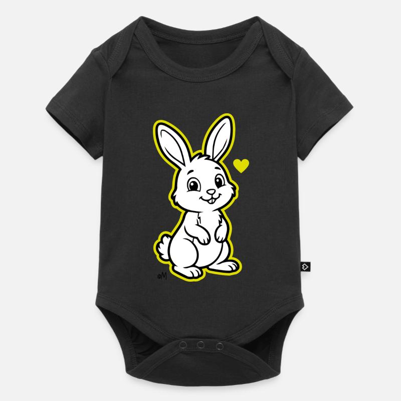 Suzy_the_Rabbit - Baby Premium Kurzarmbody - Schwarz