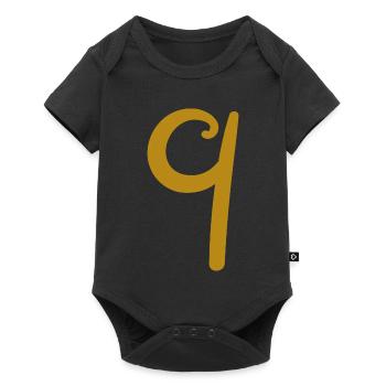 9 - Baby Premium short-sleeve bodysuit - black - Front