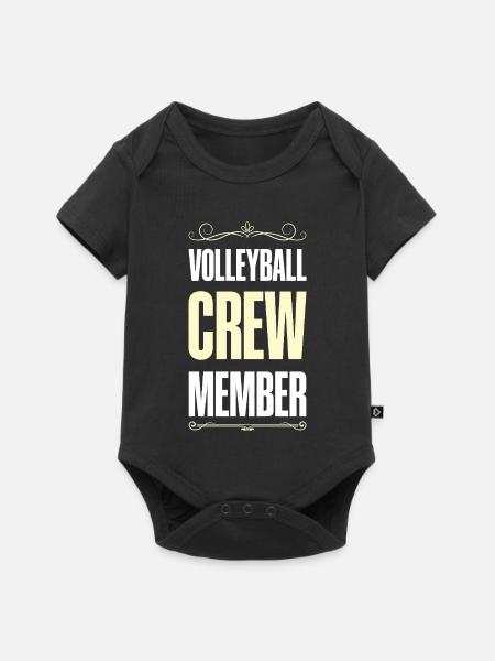 Volleyball Crew - Baby Premium Kurzarmbody - Schwarz