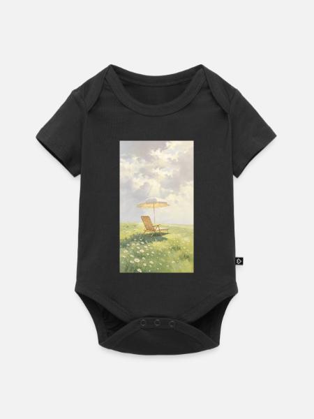 Sanftes Sonnenlicht - Baby Premium Kurzarmbody - Schwarz
