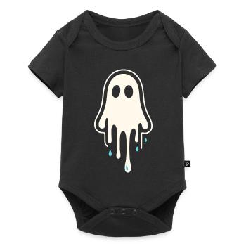 Schmelzende Geisterkunst - Baby Premium Kurzarmbody - Schwarz - Vorne