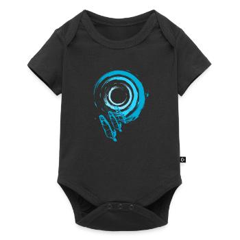 planche à voile - Body à manches courtes Premium Bébé - noir - Devant