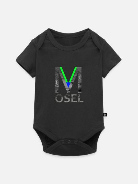 Mosel G - Baby Premium Kurzarmbody - Schwarz