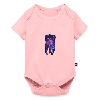 Galaxie Dent - Body à manches courtes Premium Bébé - rose - Devant