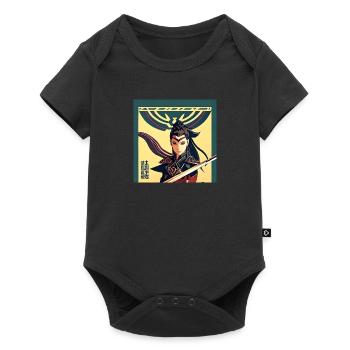 Chasseur japonais - Body à manches courtes Premium Bébé - noir - Devant