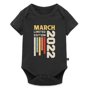 March 2022 - Birthday gift March 2022 March - Baby Premium short-sleeve bodysuit - black - Front