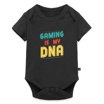 Gaming is my DNA - Baby Premium Kurzarmbody - Schwarz - Vorne