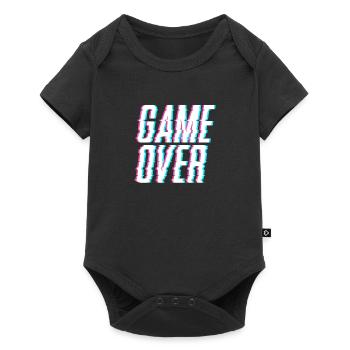 Game Over - Baby Premium Kurzarmbody - Schwarz - Vorne