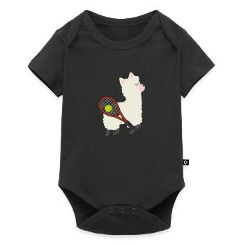 ALPACA SPORT TENNIS - Body à manches courtes Premium Bébé - noir - Devant