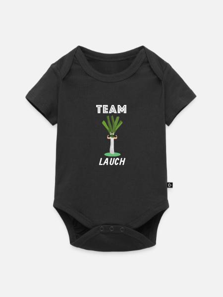 Team Lauch - Baby Premium Kurzarmbody - Schwarz
