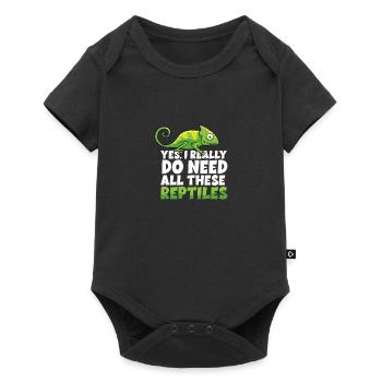 Need all reptiles - snakes - Baby Premium short-sleeve bodysuit - black - Front