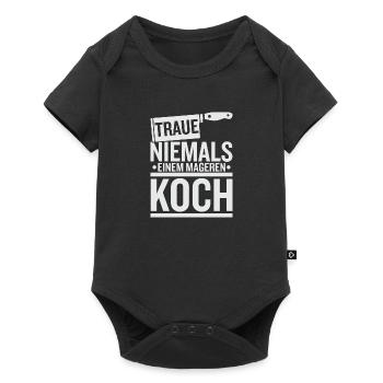 Kochkunst - Baby Premium Kurzarmbody - Schwarz - Vorne