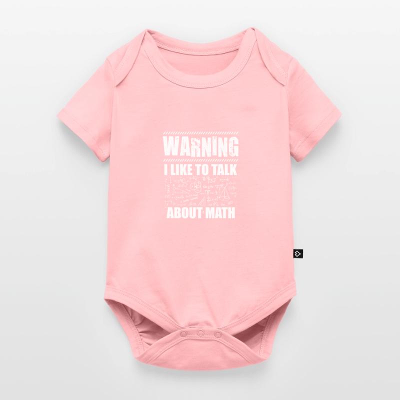 Warning mathematician| Math Teacher Gift Idea Baby Premium short-sleeve bodysuit