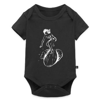 Surf sur surf surf - Body à manches courtes Premium Bébé - noir - Devant