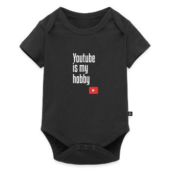 Youtube is my hobby - Body à manches courtes Premium Bébé - noir - Devant