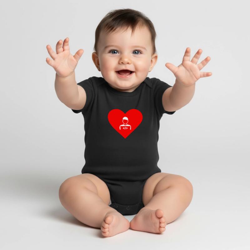 In love with Software Developer, Software Developer Baby Premium short-sleeve bodysuit