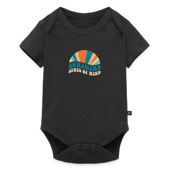 80's 90's Sunshine State of Mind Retro - Baby Premium short-sleeve bodysuit - black - Front