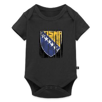 bosna2 - Body à manches courtes Premium Bébé - noir - Devant