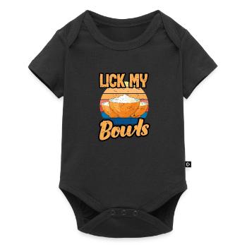 Lick My Bowls Cook Chef Cuisine BBQ - Body à manches courtes Premium Bébé - noir - Devant