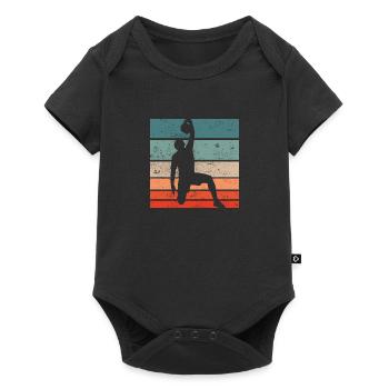 Weightlifting Weight Training Sport Fitness Trainer - Baby Premium short-sleeve bodysuit - black - Front