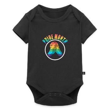 Pride Month - LGBT Gay Pride Transgender Community - Baby Premium short-sleeve bodysuit - black - Front