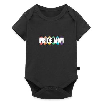 Pride Mom - LGBT Gay Pride Month Community - Baby Premium short-sleeve bodysuit - black - Front