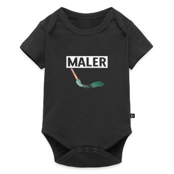 Maler Malerei Farben Zeichnen Malen Malermeister - Baby Premium Kurzarmbody - Schwarz - Vorne