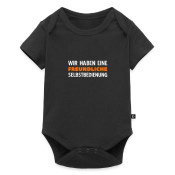 WItziger Spruch mit viel Humor und Sarkasmus - Baby Premium Kurzarmbody - Schwarz - Vorne