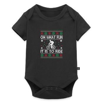 C’est mon vilain design de Noël - Body à manches courtes Premium Bébé - noir - Devant
