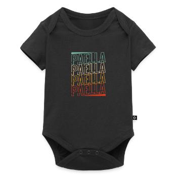Spanish cuisine Rice dish Paella gift - Baby Premium short-sleeve bodysuit - black - Front