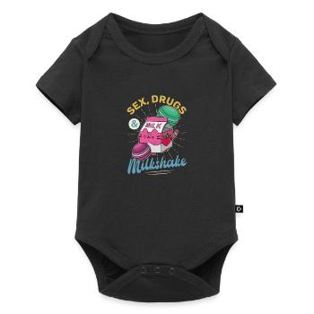 Japan Drink Japanese Milkshake Kawaii - Baby Premium short-sleeve bodysuit - black - Front