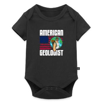 Geoscientists Geology Profession Geologist - Baby Premium short-sleeve bodysuit - black - Front