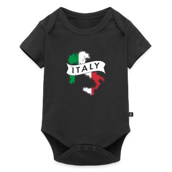 Italie Accueil Origine nationale Italiens - Body à manches courtes Premium Bébé - noir - Devant
