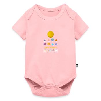 Planètes du système solaire et planètes naines - Body à manches courtes Premium Bébé - rose - Devant