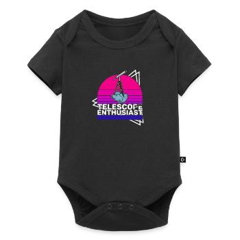 Astronomy Science Telescope Hobby Stars - Body à manches courtes Premium Bébé - noir - Devant